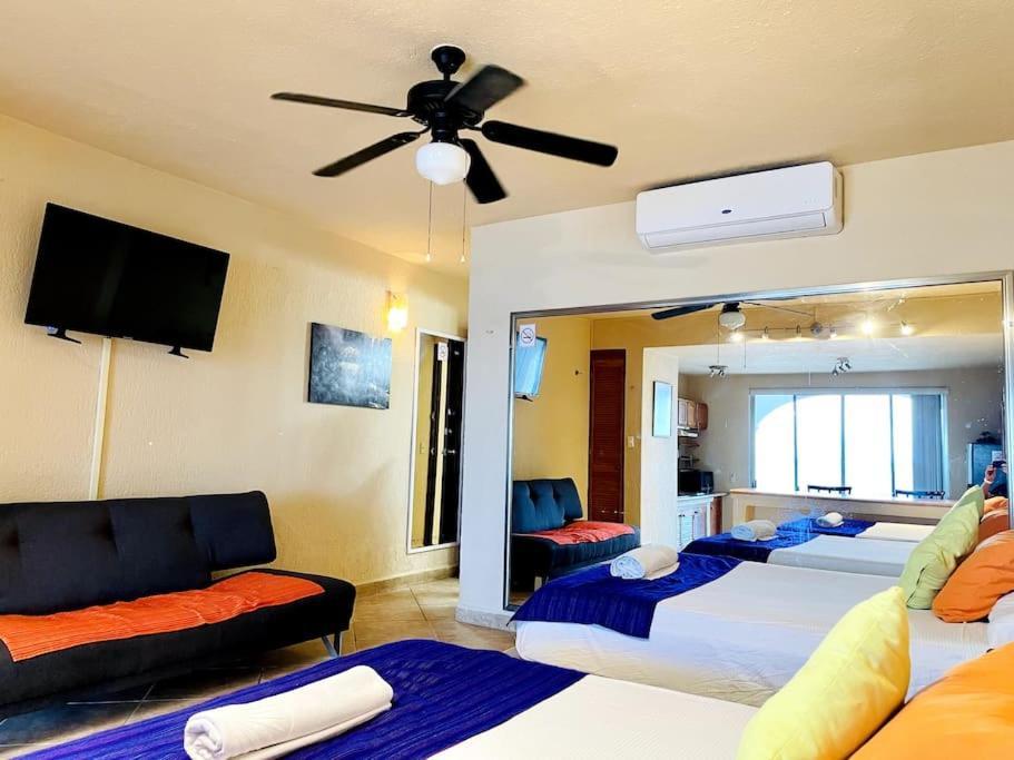 Punta Me Apartment Beach Front In The Hotel & Waterpark Cancún Exterior foto