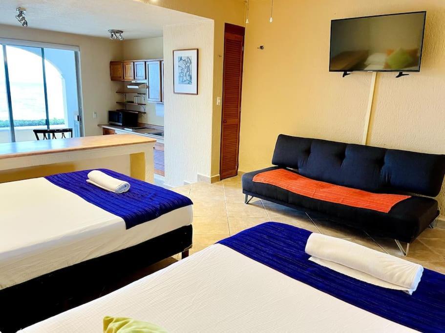 Punta Me Apartment Beach Front In The Hotel & Waterpark Cancún Exterior foto